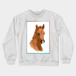 Red Foal Crewneck Sweatshirt